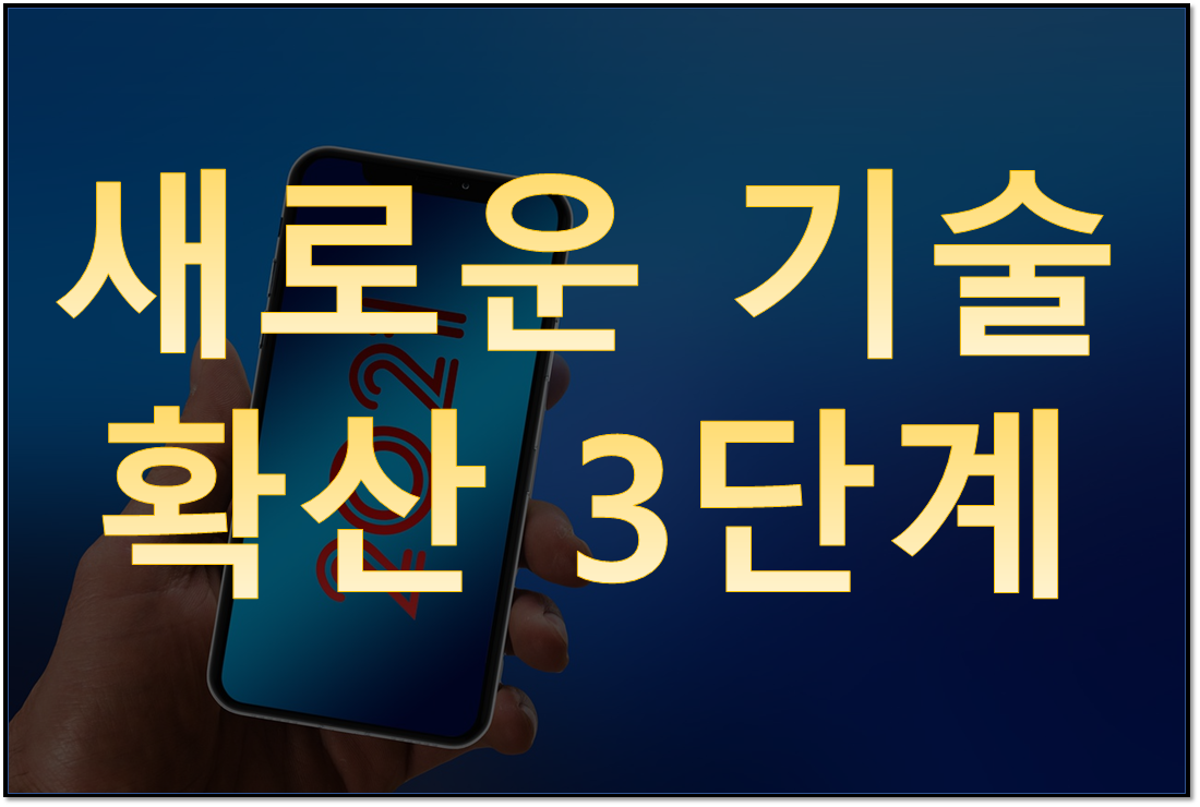  새로운 기술이 퍼지는 과정 3단계