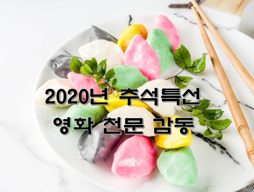  2020년 추석특선 영화 천문 감동