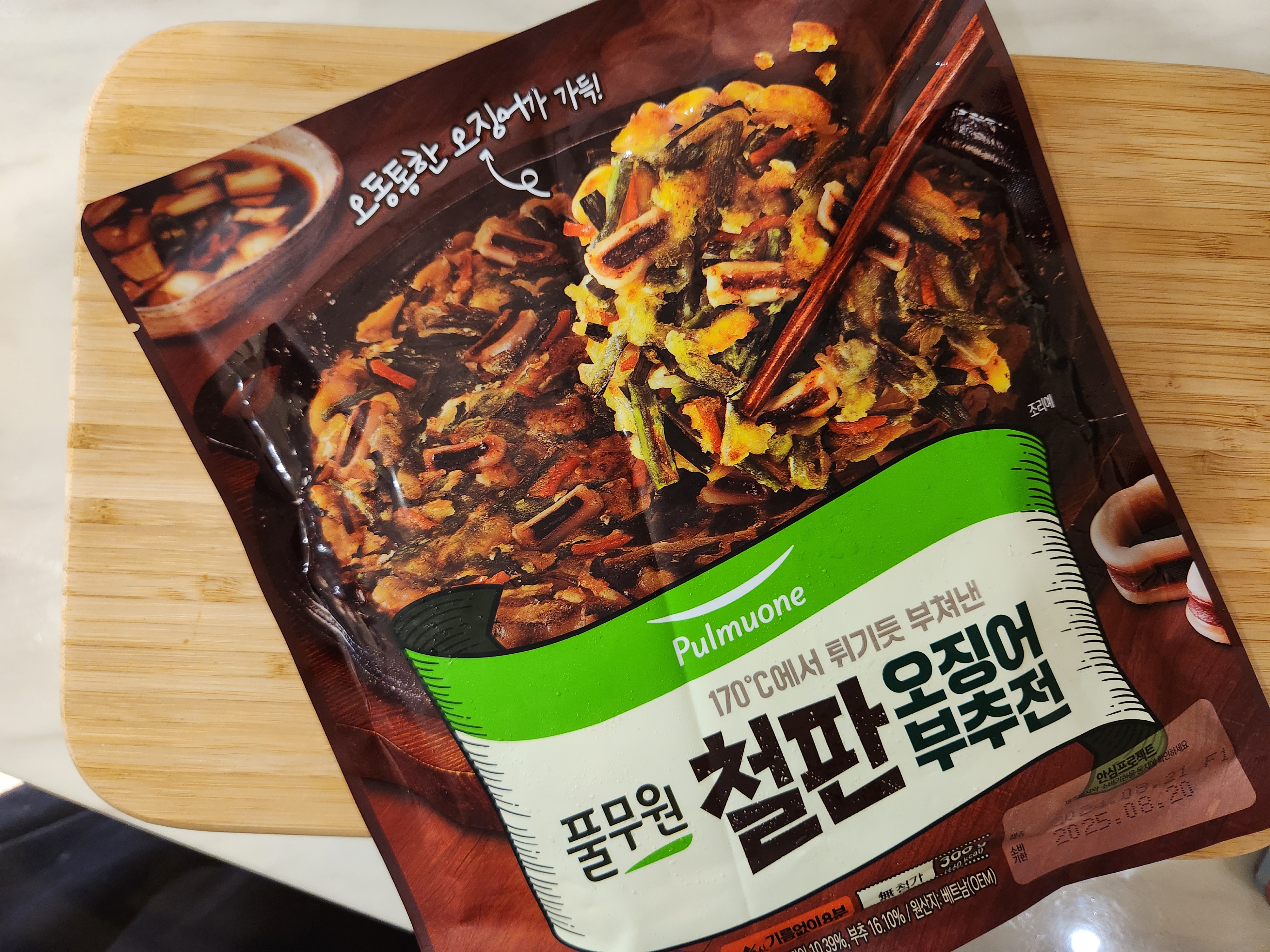 풀무원-철판오징어부추전