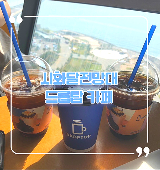  시화나래휴게소 달 전망대 24층 바다가 보이는 ‘드롭탑 카페’ 리뷰 | 스카이워크 체험 | 드라이브 장소로 강추