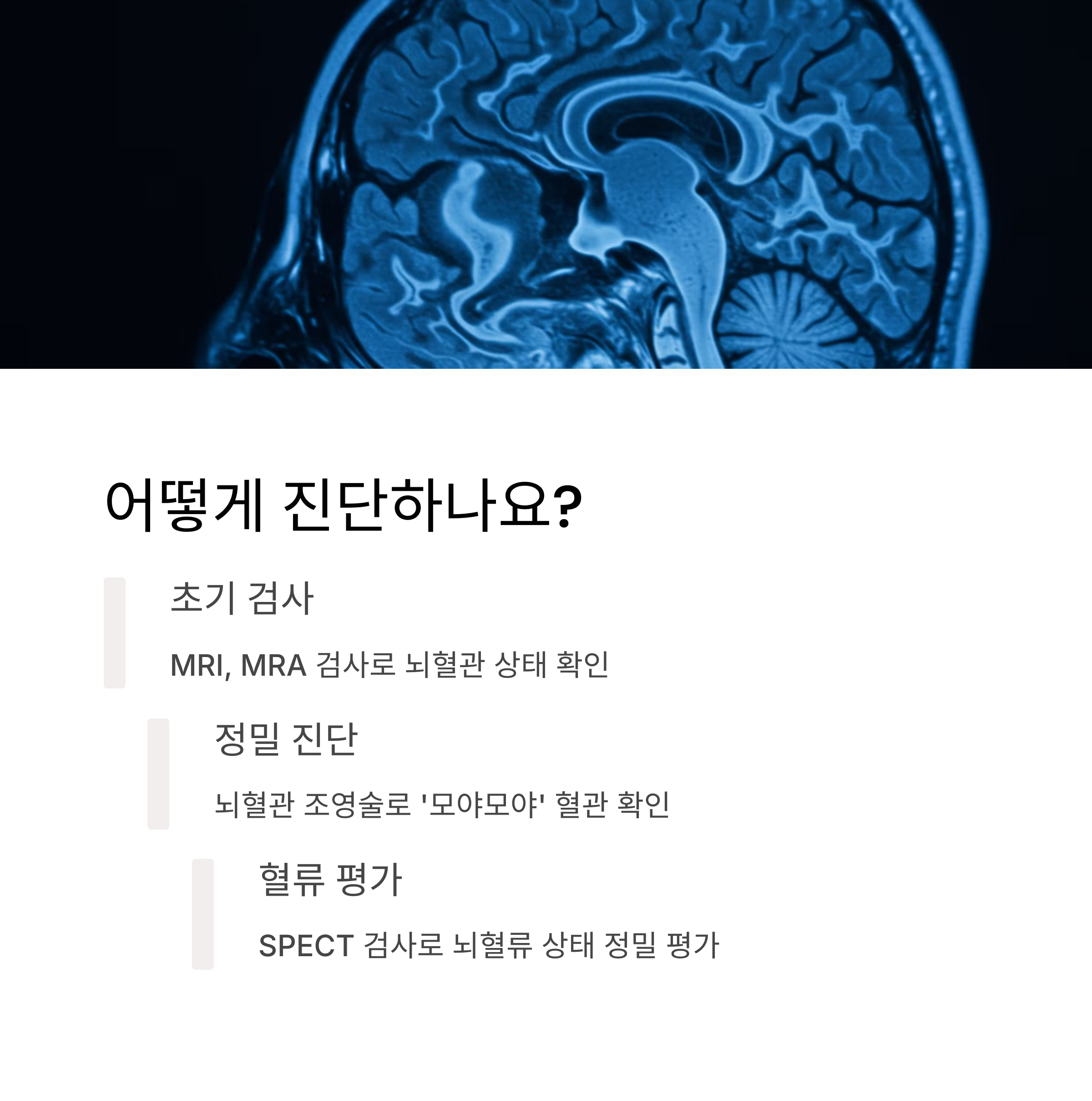진단 방법과 검사 과정