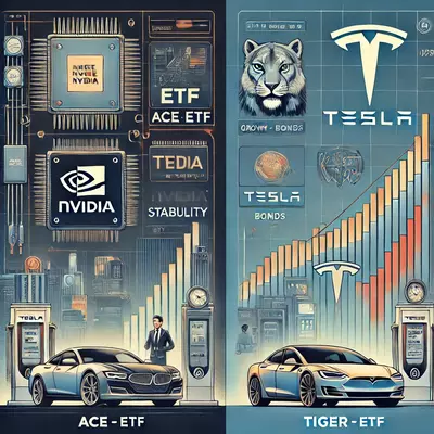 ACE 엔비디아채권혼합블룸버그와 TIGER 테슬라채권혼합Fn