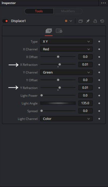 displace 노드 설정