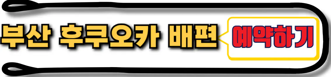 부산 후쿠오카 배편 예약