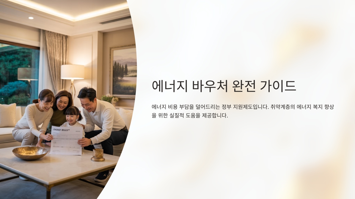 에너지 바우처 신청 방법