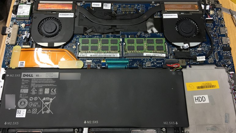  [배터리 자가 교체 방법] DELL XPS 15 P31F 노트북 배터리 스웰링 증상