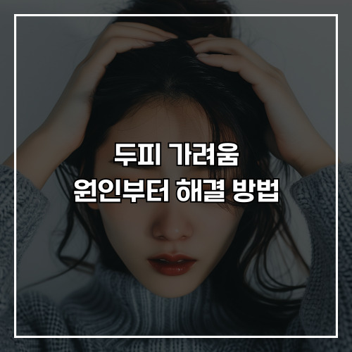 두피 가려움 원인부터 해결 방법