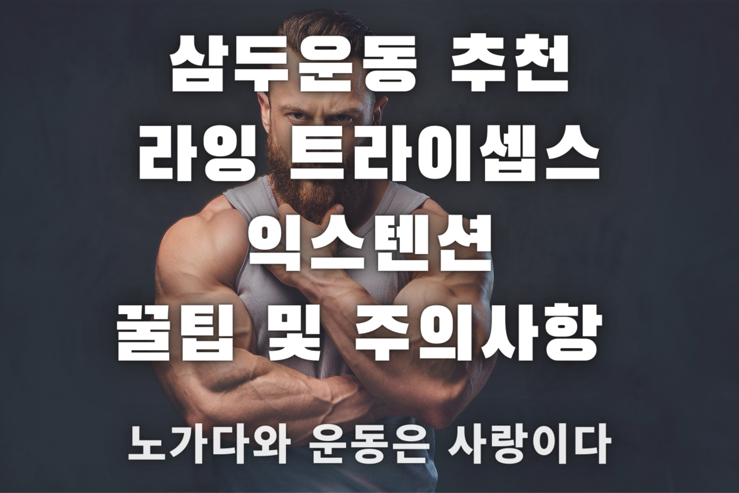 라잉트라이셉스익스텐션 - 삼두운동은 하면서 아직도 라트익을 몰라? 라잉트라이셉스익스텐션 - 삼두운동은 하면서 아직도 라트익을 몰라?
