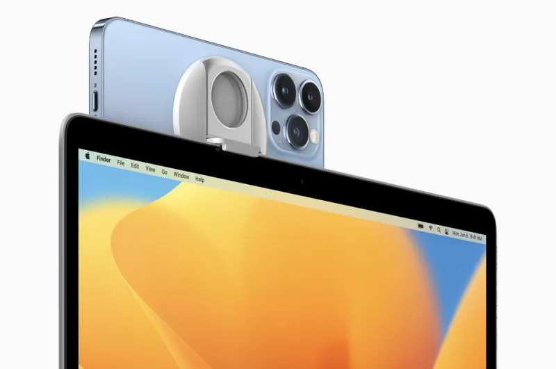 macos13 ventura 새로운 기능. 카메라 연속성 2