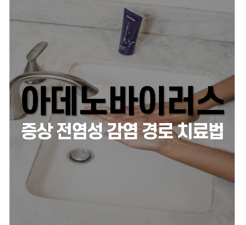아데노바이러스 증상 전염성 감염 경로 치료법