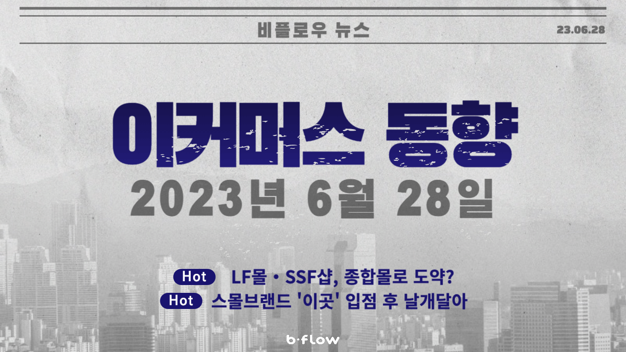  [데일리 이커머스 뉴스] 23.06.28 이커머스 동향 한 눈에 보기!