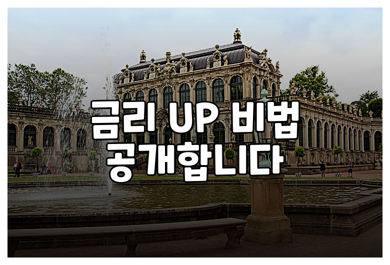 금리 UP 비법 공개합니다