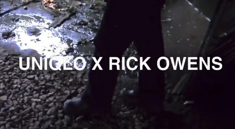릭오웬즈 x 유니클로 ] 의류 협업 제품 오피셜 이미지 공개 및 발매예정 - Rick Owens x Uniqlo Clothing  Collaboration Revealed - REVEALED KOREA