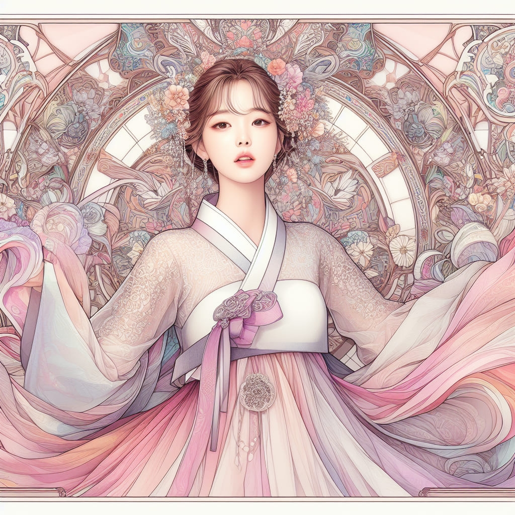 Korean HANBOK Pink 13