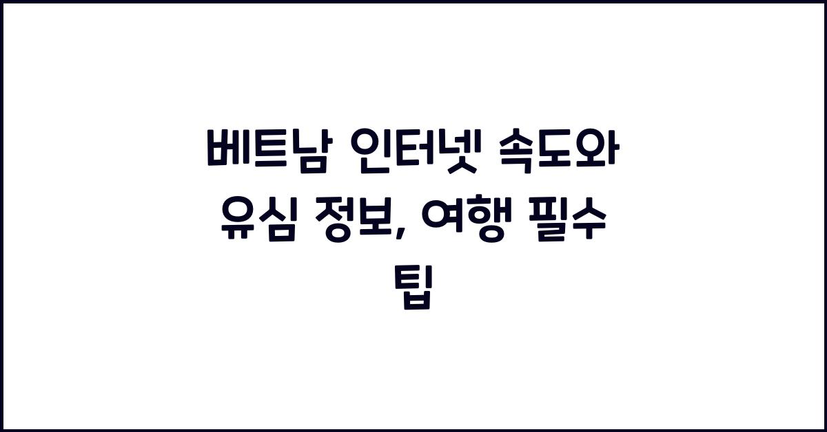 베트남 인터넷