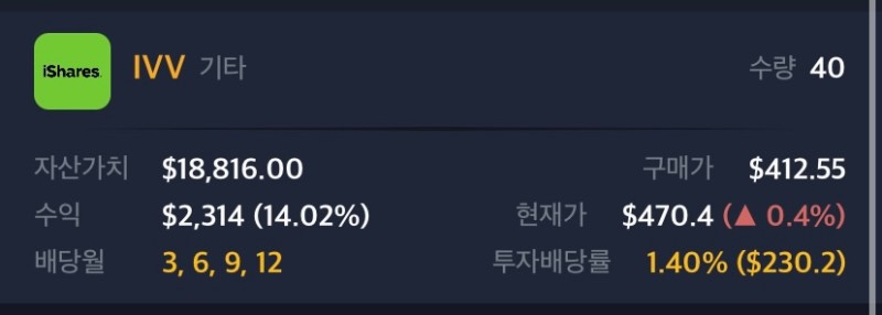  IVV ETF 주간 현황 19