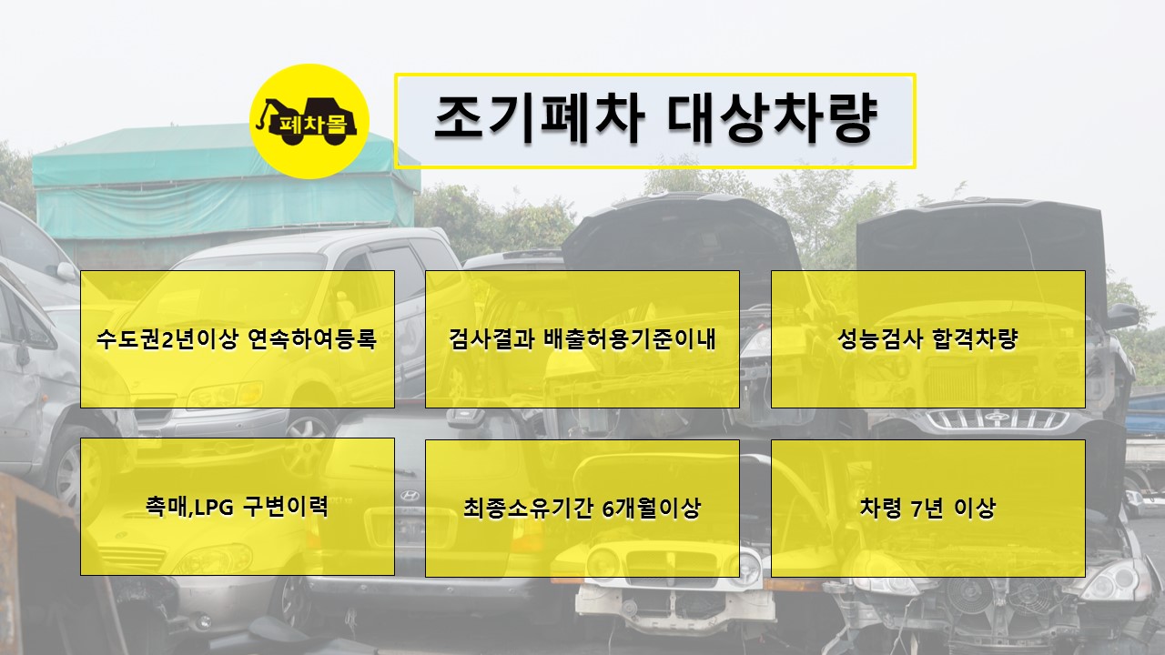 노원구 폐차장 - 노후경유차를 안전하게 조기폐차 지원금을 받을 때까지 14