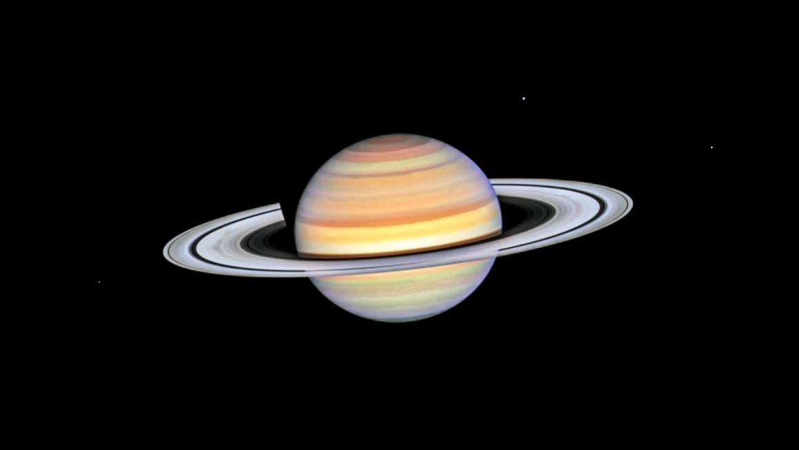  나사(NASA) 허블 망원경, 토성의 고리에 있는 신비한 그림자 감시