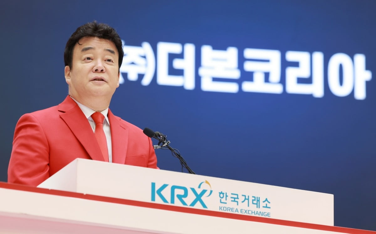 백종원 더본코리아 대표.
