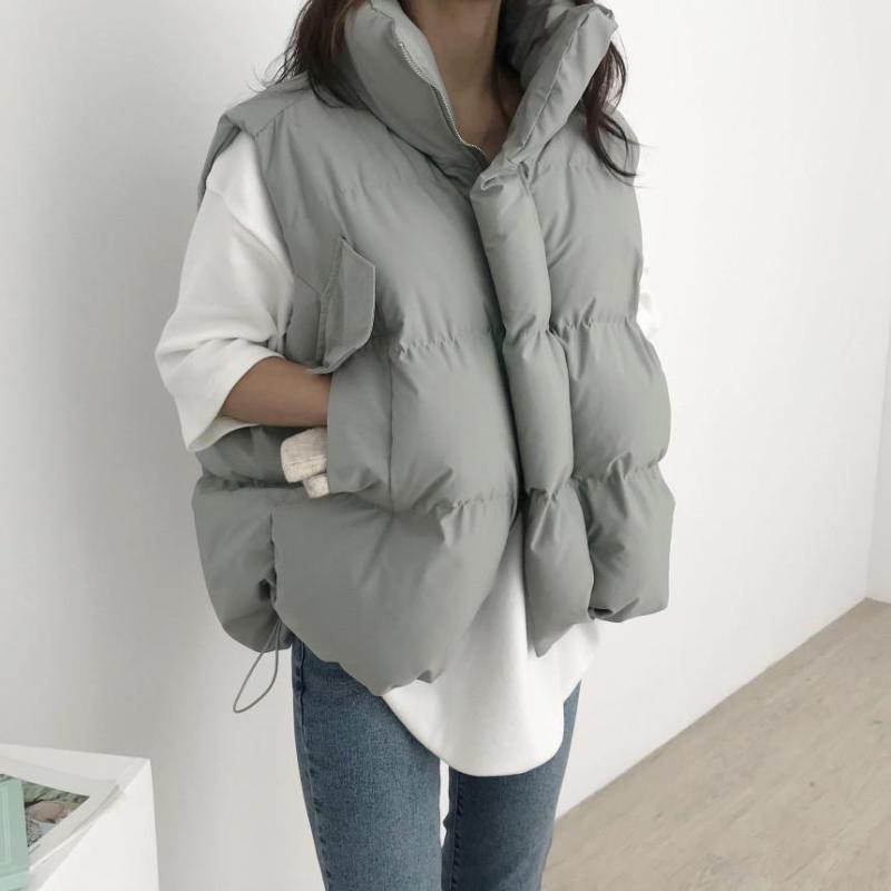 여성패딩조끼 아방 빅사이즈 패딩조끼