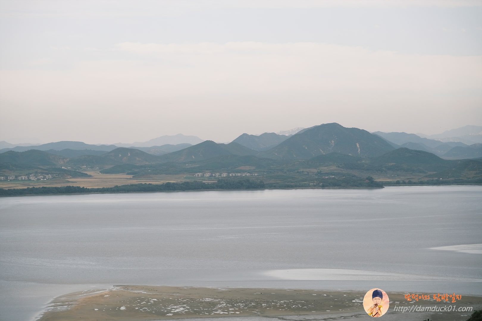 오두산통일전망대에서 바라본 북한