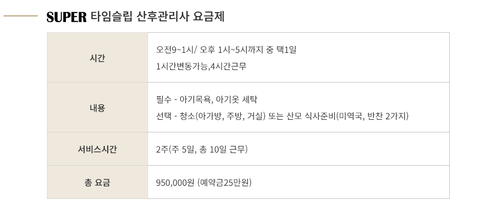 산후도우미