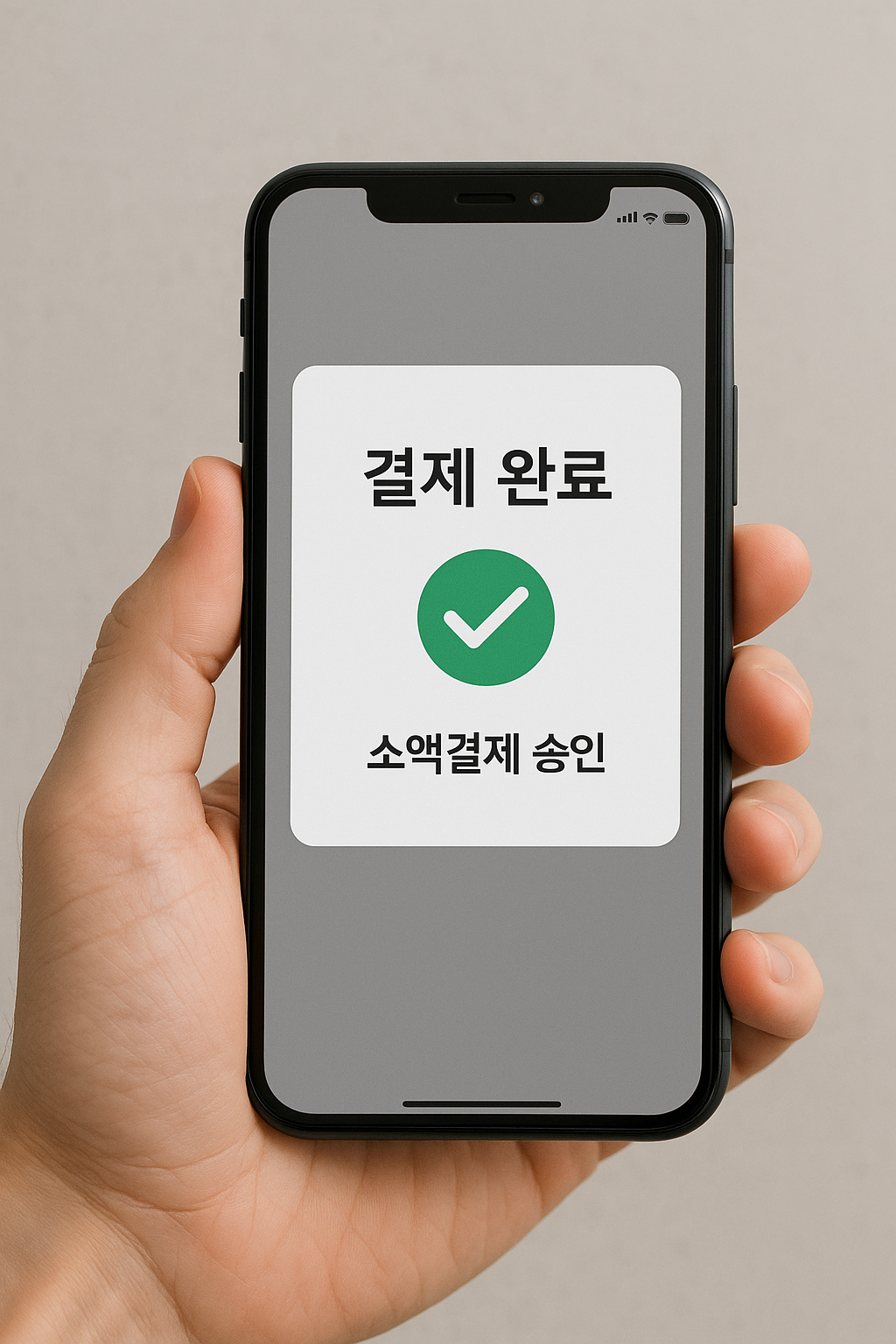 소액결재
