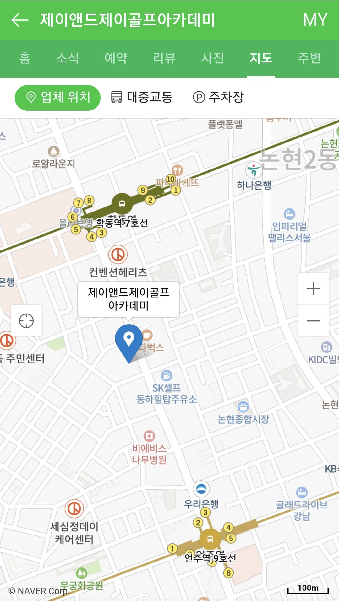 제이앤드제이-위치