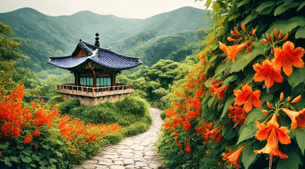 능소화 꽃