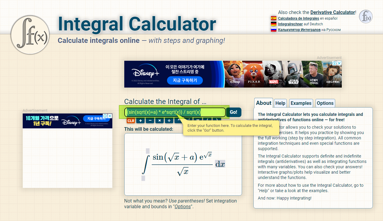 Integral Calculation