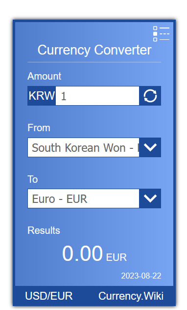  독일 통화: 마르크와 유로의 역사 (유로 환율)