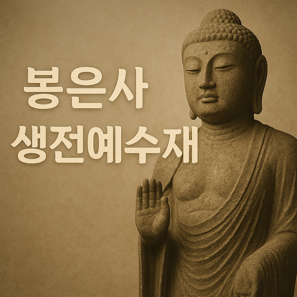 봉은사 생전예수재 국가무형유산 지정