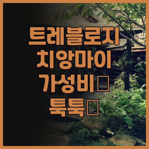 트레블로지 님만.. 치앙마이 가성비 