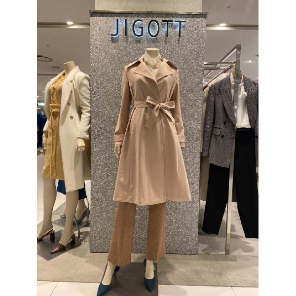 지고트 뒷주름 트렌치코트 JK3E0TC03