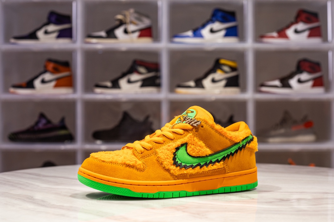  [GRATEFUL DEAD x NIKE] H12 그레이트풀 X 나이키 덩크 로우 SB QS 오렌지 베어 CJ5378-800
