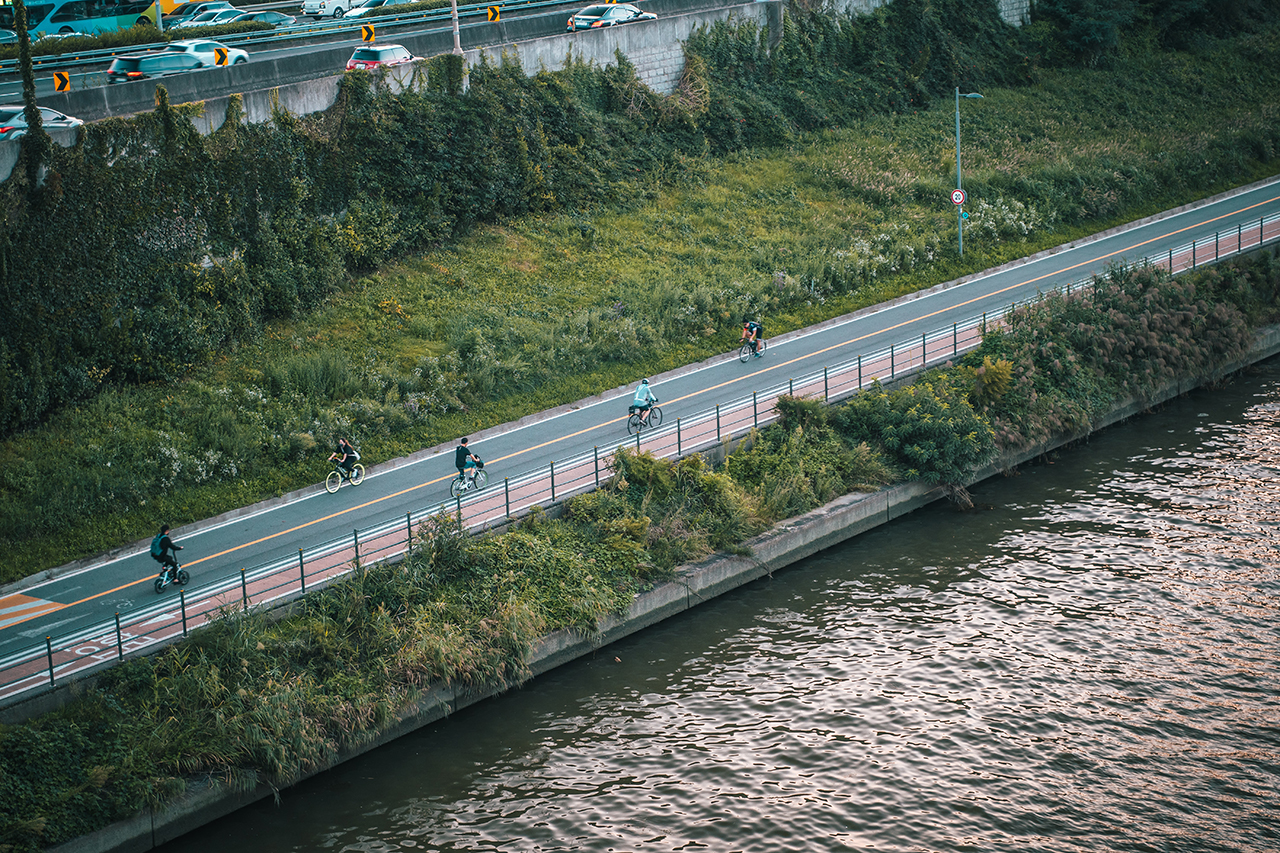 한강공원 자전거도로