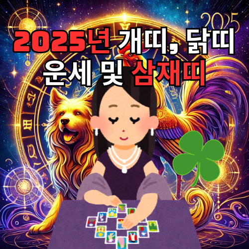 2025년 개띠, 닭띠 운세