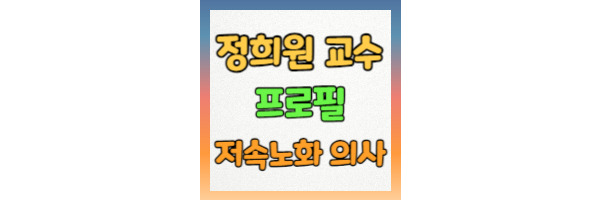 정희원 교수 프로필