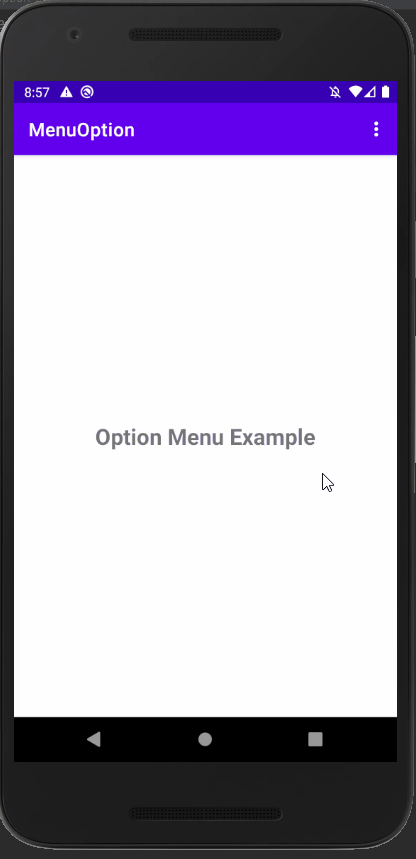 Android Kotlin Option Menu - 옵션 메뉴