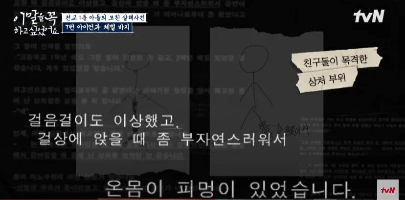 친구들의 증언 글