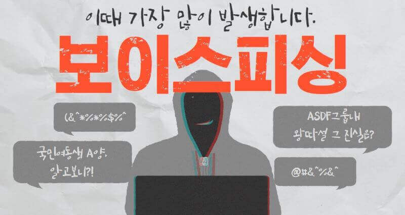 보이스피싱 관련 일러스트 이미지