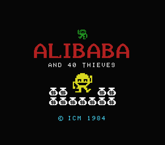  Alibaba and 40 Thieves - MSX (재믹스) 게임 롬파일 다운로드