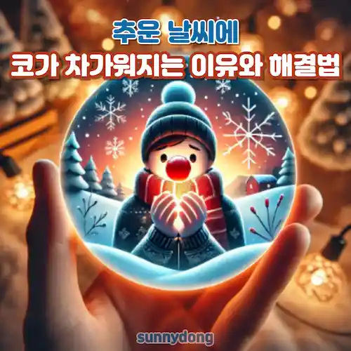 추운 날씨에 코가 차가워지는 이유와 해결법 썸네일