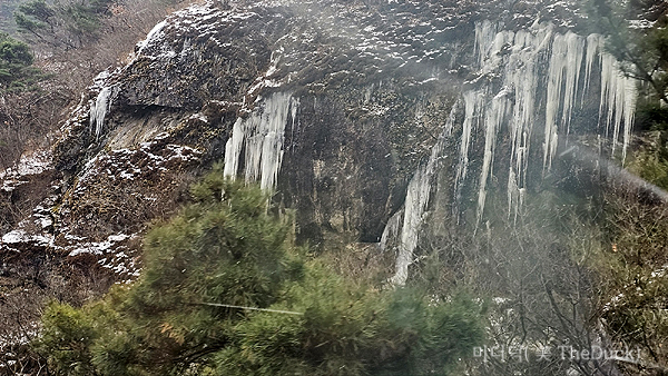 구미 금오산 설경
