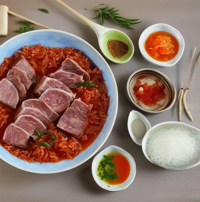 김치-돼지고기-볶음밥-요리재료