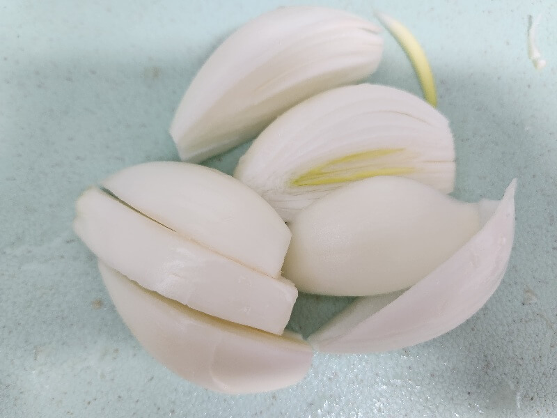 양파 썰기
