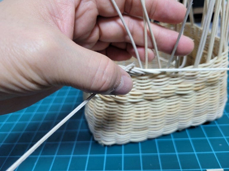 라탄 사각 바구니 만들기 사각바구니 26