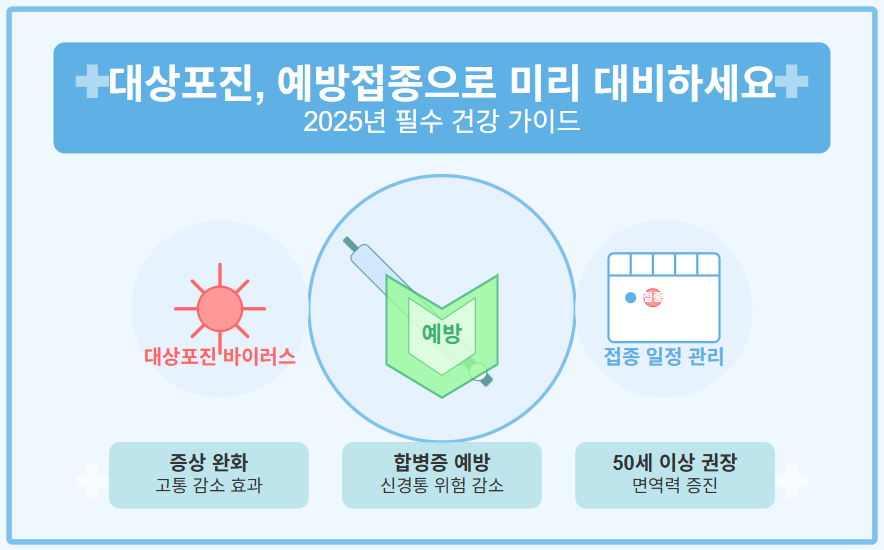 대상포진 예방접종으로 미리 대비하세요 2025년 필수 건강 가이드