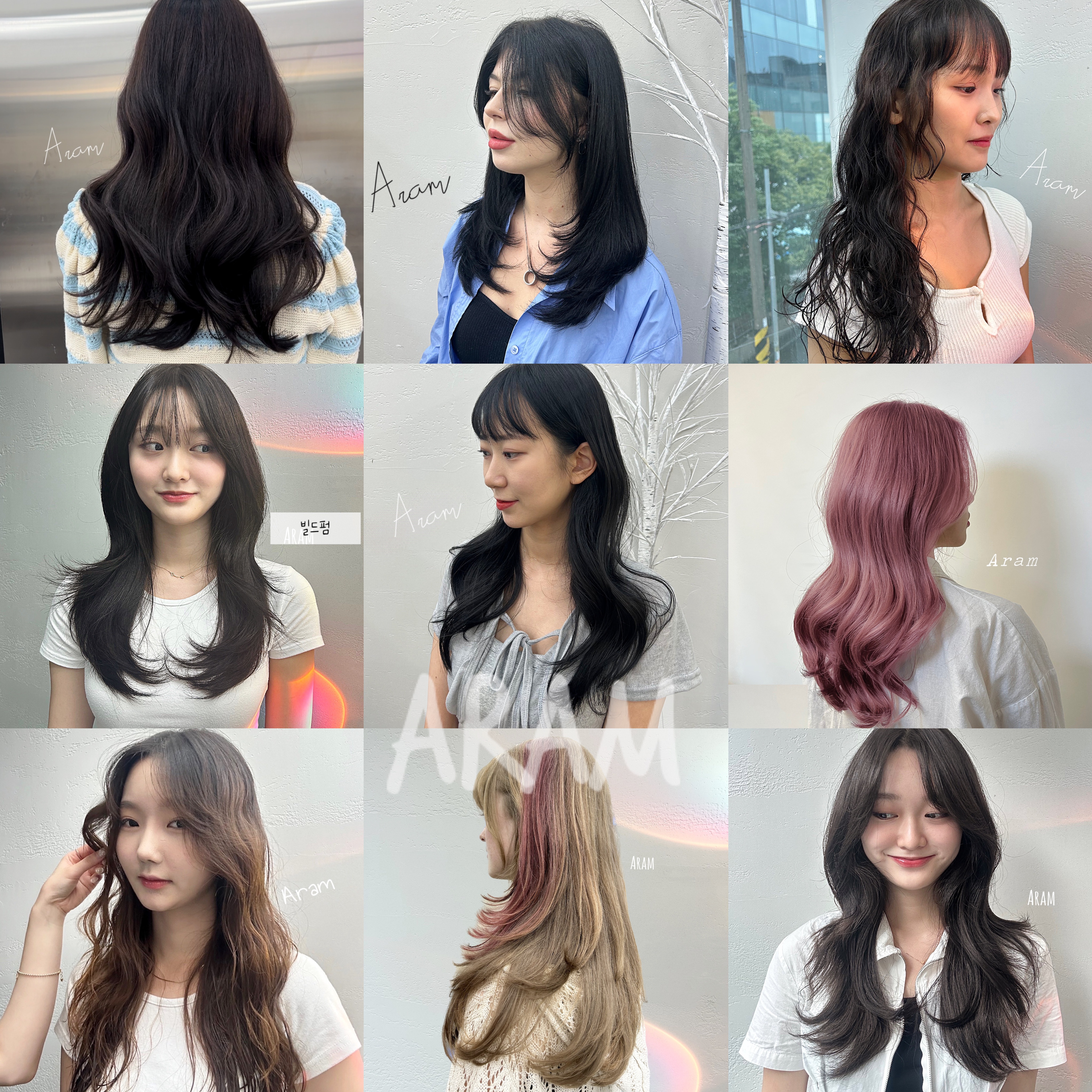  hairsalon hongdae Voghair hairdresser ARAM