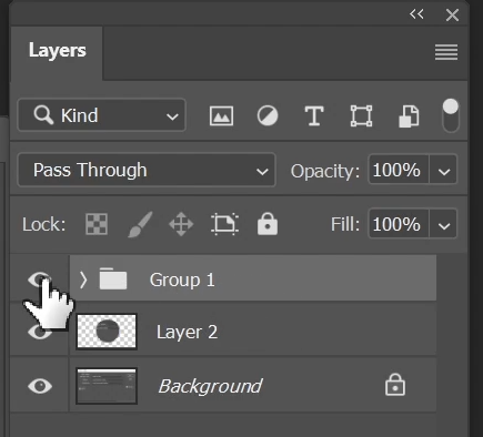 그룹화된 폴더명을 작은 물방울로 바꿔주면 더 깔끔하다.